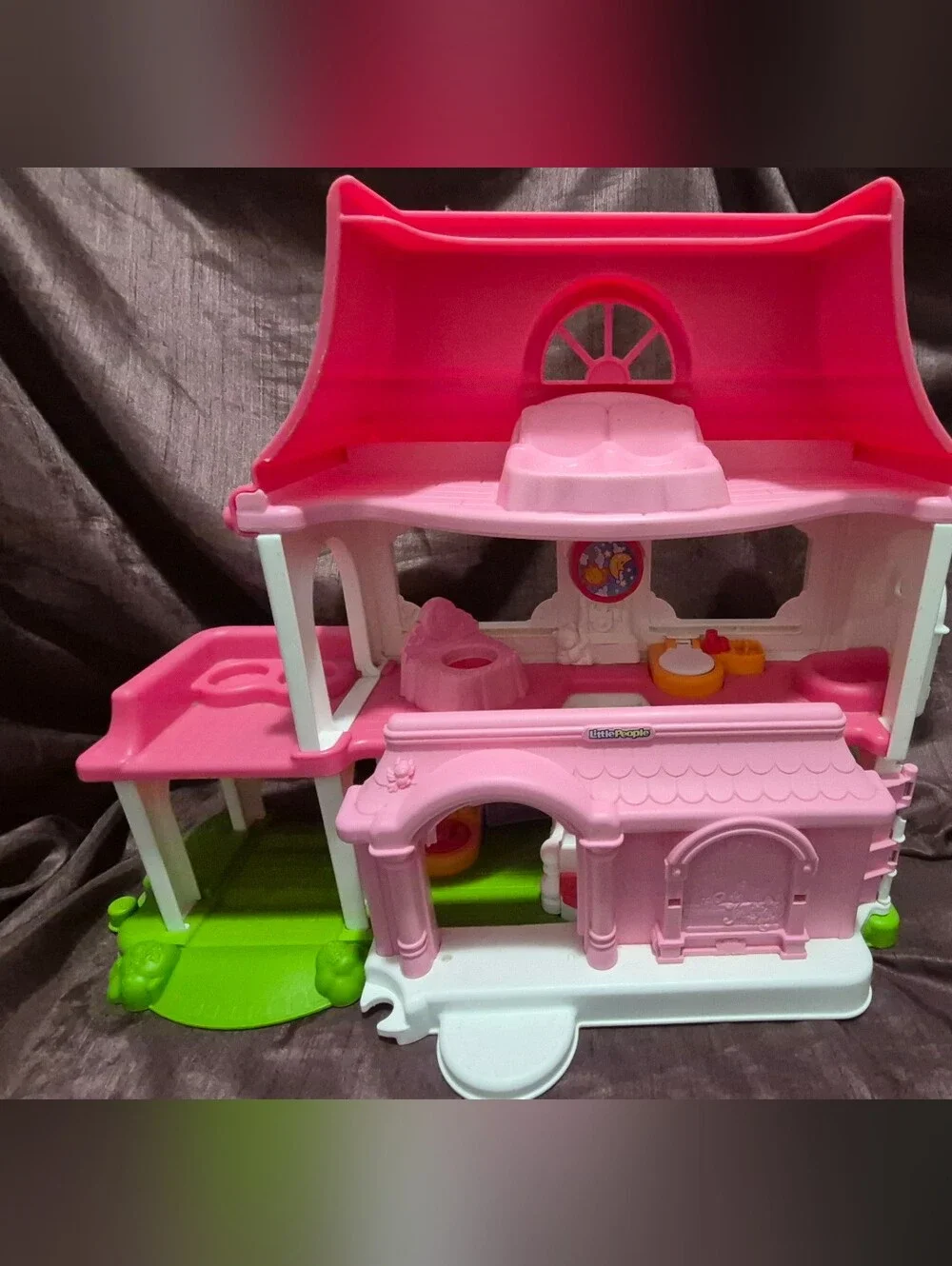 Fisher-Price Little People Happy Sounds Home Dollhouse Base Only